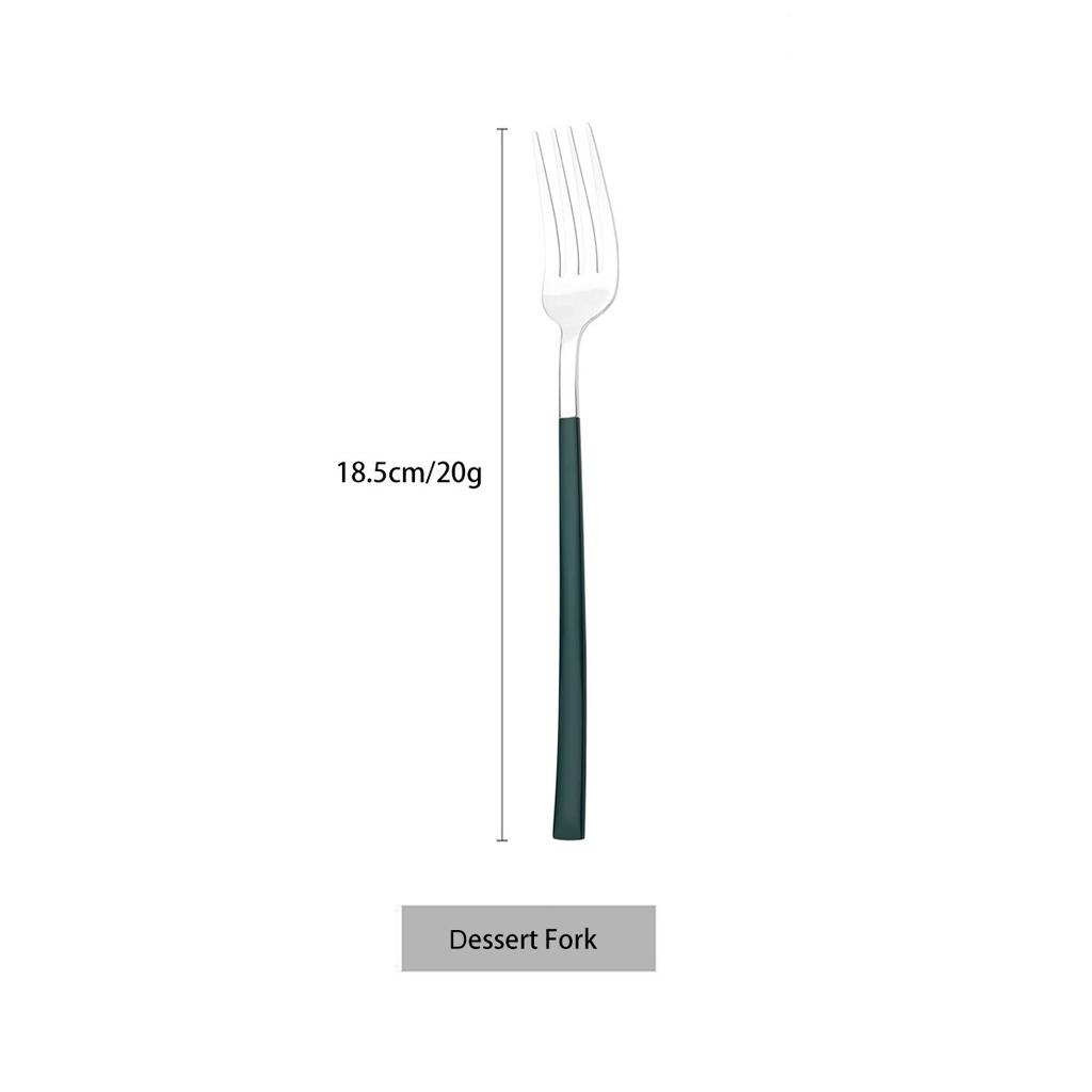 1 шт., десертная вилка, набор столовой посуды, обеденная вилка из нержавеющей стали, столовые приборы, посуда, кухонное серебро, столовые приборы высокого качества
