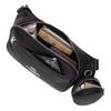 Coach Elias 29 Signature Print Сумка-пояс на молнии из покрытого холста Большая мужская поясная сумка Черная CZ400-QBMI5