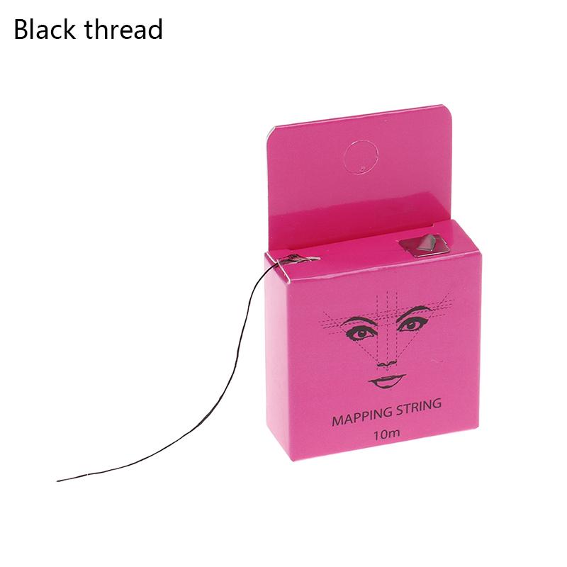 3 Color 10M Eyebrow Tattoo Mapping String Thread With Ink Eyebrow Marker Tattoo