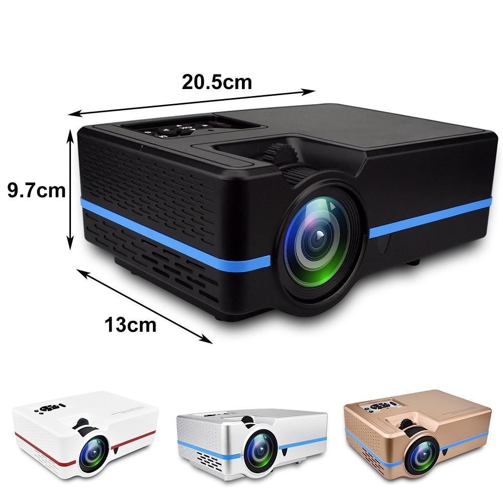 VS 313 4K Mini Projector Zoom Led Full HD Projector 2000 Lumes Colorful Home Theater Projectors