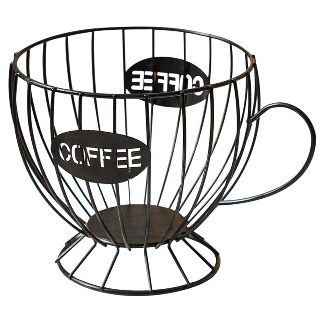 Universal Coffee Mug Holder Metal Wire Coffee Cup Shape Storage Rack Stylish Modern Coffee Organizer Rack for Home Hotel