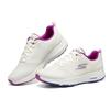 Skechers Go Run Постоянные Удобные Амортизирующие Прочные Низкие Кроссовки для Бега Женские кроссовки Белый Фиолетовый 128277-WPR