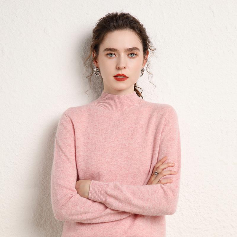 Women's Cashmere Sweater Qinghe Cashmere 100% Cashmere Women's Autumn and Winter Cashmere Sweater Soft and Warm