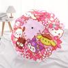 1pc Sanrio Characters WreathUmbrella with Plastic Handle,Suitable for All Seasons Home Travel Outdoor UmbrellaSanlio158