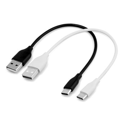 Короткий 20 см Usb-C Usb 2.0 Тип C Мужской к 2.0 Тип A Мужской кабель для передачи данных и зарядки