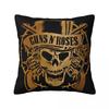 Guns N Rose Heavy Metal Steampunk Music Square Pillowcase Cushion Cover Pillow Case Throw Pillow Cover For Home Sofa Living Room
