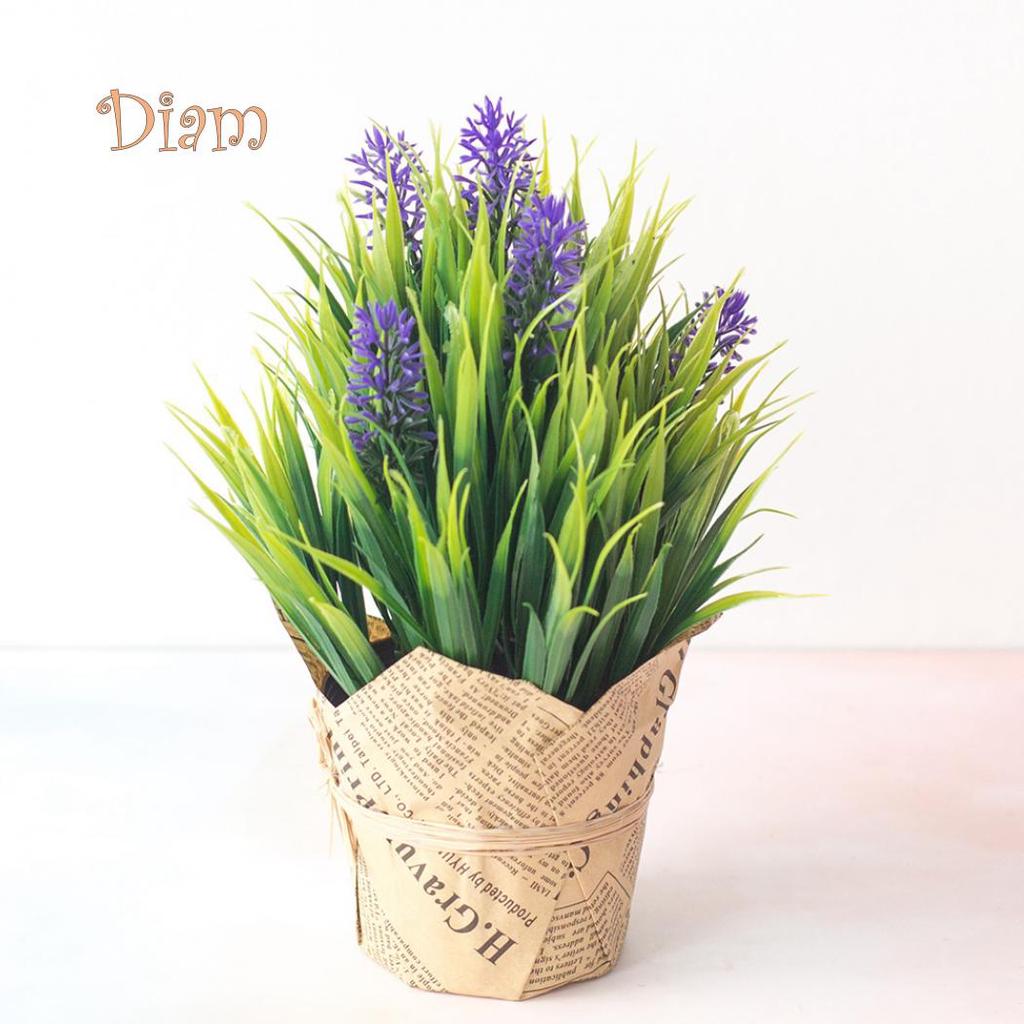 Elens Store 1 шт. искусственный цветок лаванды растение бонсай домашний офис сад стол вечерние декор