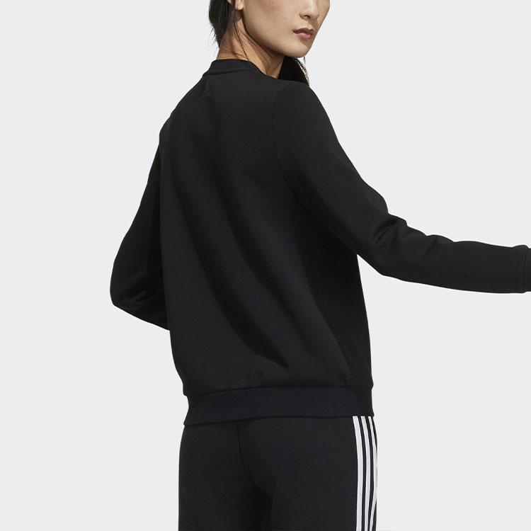 Adidas Sweatshirts Women's Black Crew Neck Moderate Regular GP0704