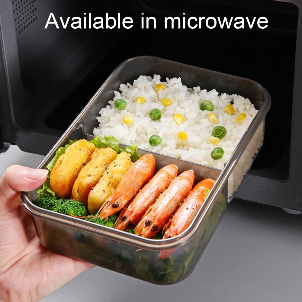 1.1L Leakproof Lunch Box PP Food Storage Container Portable Bento Lunch Box For Travel