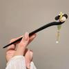 Wooden Flower Hair Forks Handmade Hairpin Chopstick Hair Ornament Hanfu Hair Bun  Wedding