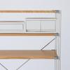 MUJI Контейнер для хранения мелких вещей из переработанного полипропилена, 2 шт., белый, 26 см Ш x 37 см Г x 12 см, 84799624, Ящик, средний, с ящиками, серый, прибл.. Ч,
