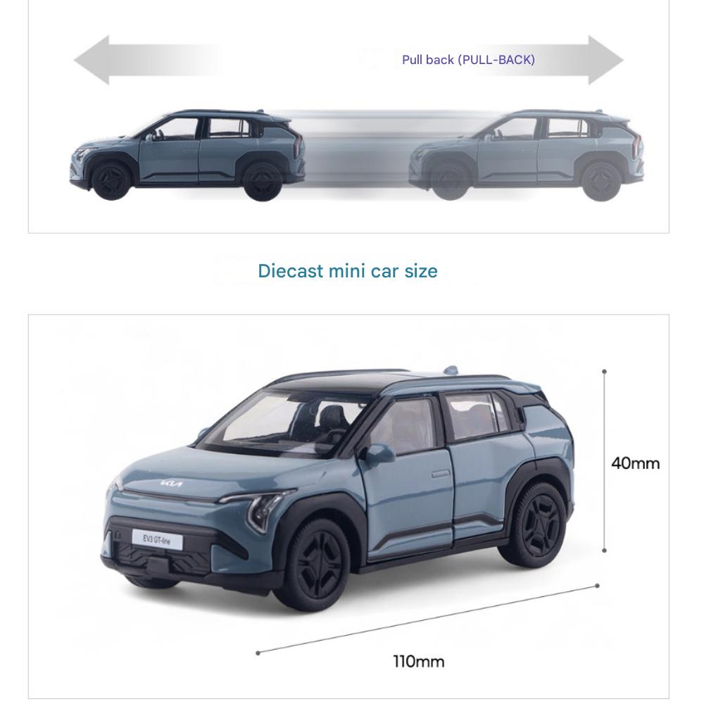 Kia EV3-GT Line 1:38, (Вариант 3 Цвета), 1 кусок