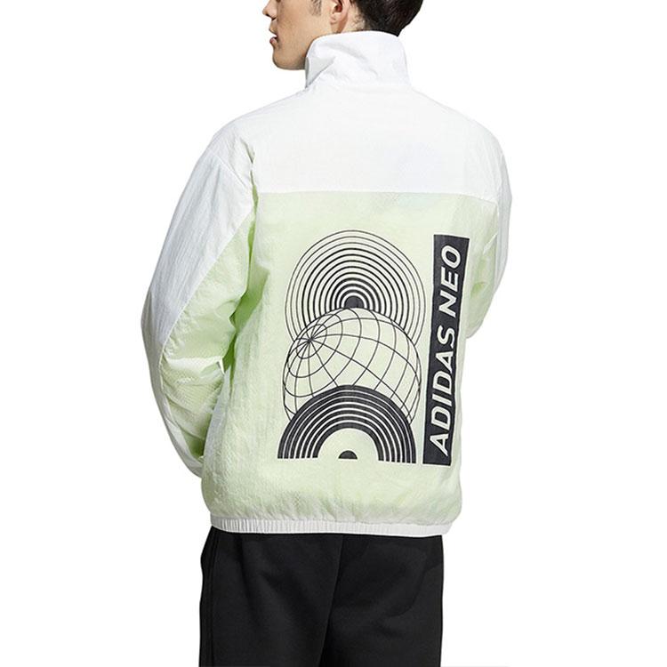 adidas Мужская куртка Neo с воротником-стойкой и цветными блоками на молнии, верхняя одежда HD4627