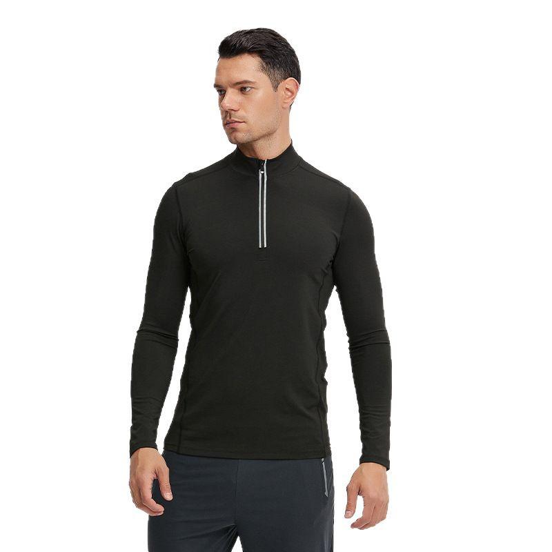 Мужская быстросохнущая футболка с длинным рукавом для фитнеса, баскетбольных тренировок