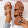 Римские ретро тапочки женские летние новые европейские американские большие размеры легкие удобные сандалии повседневная пляжная обувь для отдыха на природе