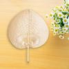 Bamboo Hand Woven Fan Chinese Styled for Wedding Party Favors Multifunctional Peach Shaped