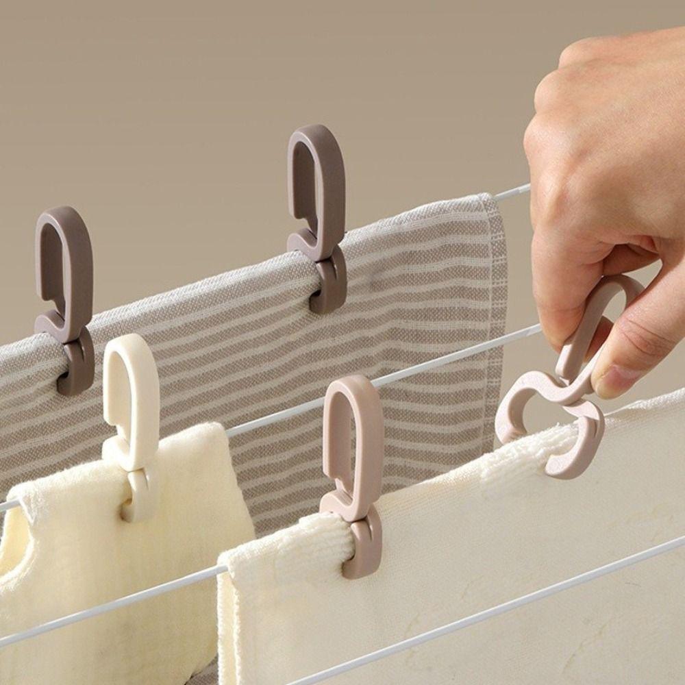 20pcs Multi-functional Clip Clothes Hanger Windproof Hanging Clips Clothesline Clips Clothes Drying