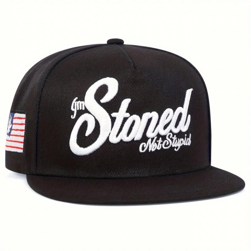 Unisex Hemp Flat Brim Baseball Cap Men Women Streetwear Casual Hat Adjustable Fit