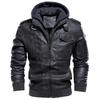 New fleece leather jacket