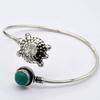 Turquoise Gemstone Ethnic Handmade Adjustable Bangle Jewelry 8 Gms BN 52