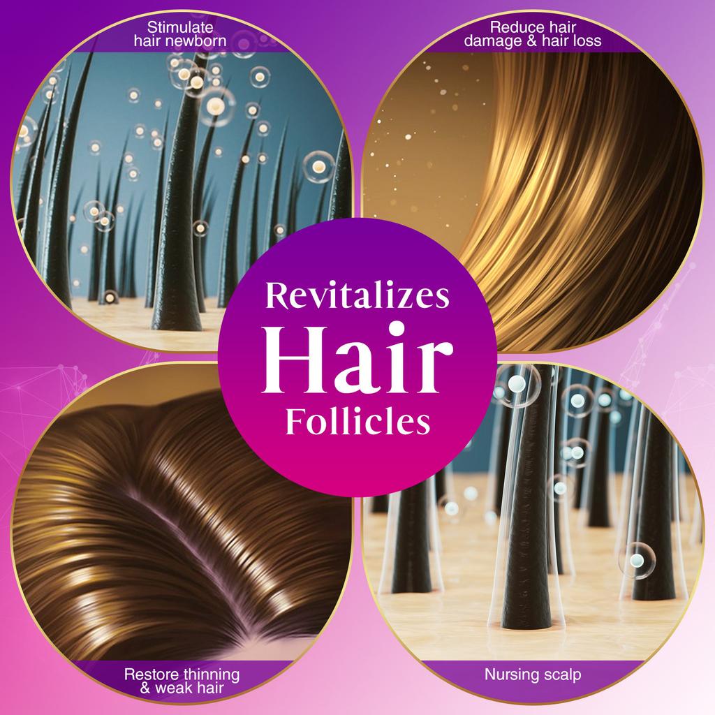 Hair Serum,Improves Hair Density With Long-lasting Results For All Hair Types, Enriched With Natural Extracts For A Soothing Experience 60ml