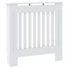 Wood Based Radiator Cover White 78 cm