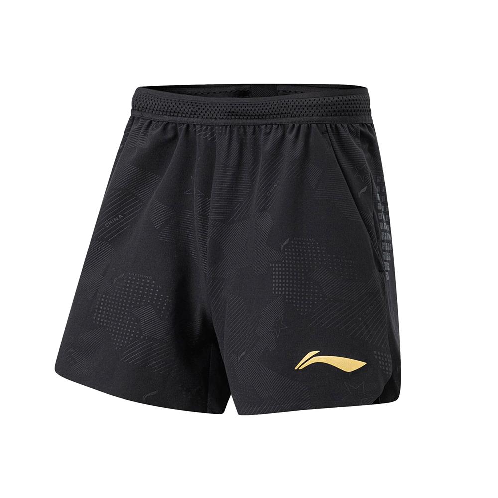 Li Ning Коллекция для настольного тенниса Коллекция спортивного образа жизни Повседневные шорты Мужские Черный AAPU047-1