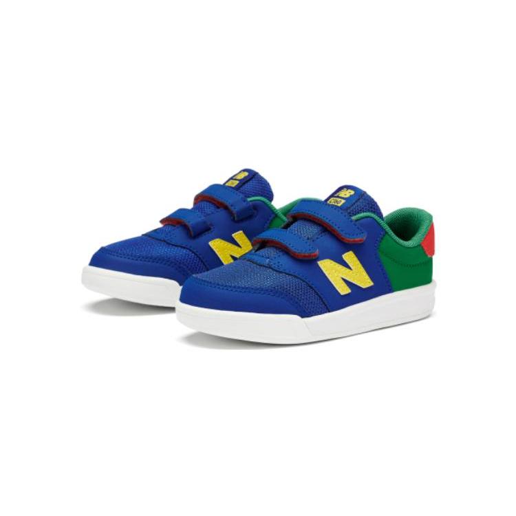 New Balance NB CT60 Удобные Устойчивые к истиранию Низкие Детские Кроссовки Сине-Зеленые Для Младенцев и Малышей IVCT60BY