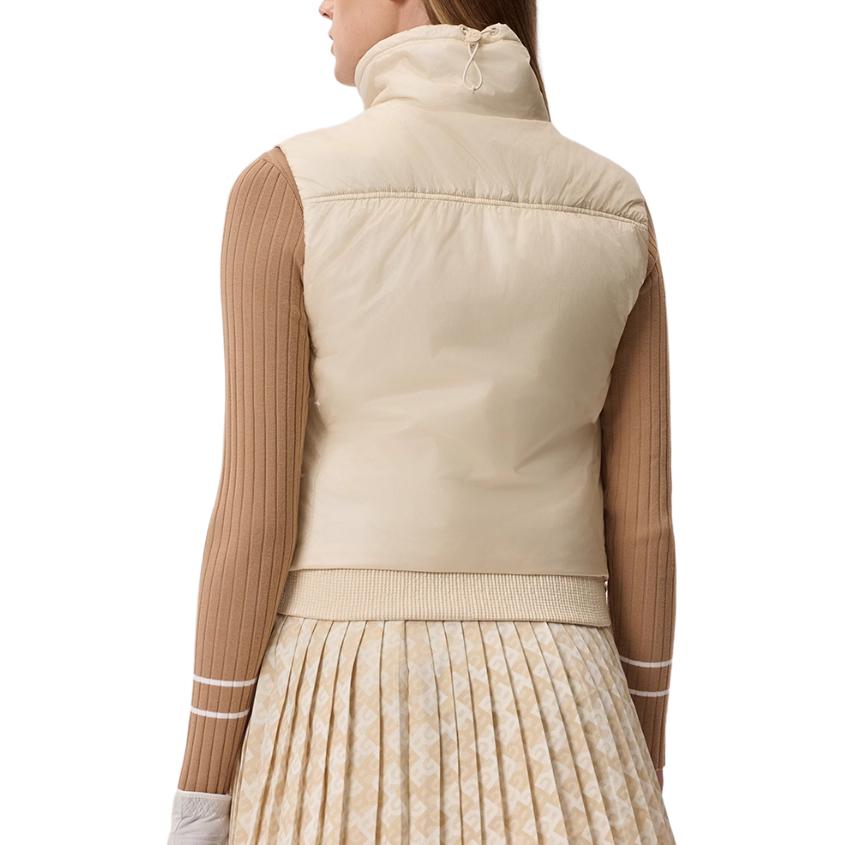 Fila Серия одежды для гольфа Удобный теплый жилет Женский жилет Коричневый Бежевый Хаки A11W515905F-LK