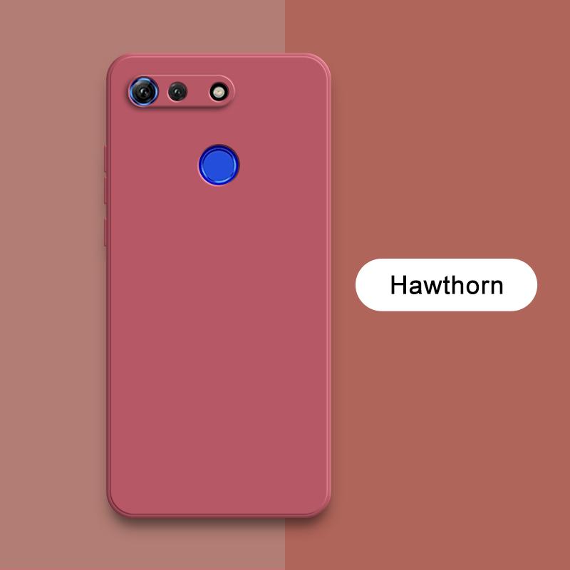 Квадратный жидкий силиконовый чехол для Honor View 10 20 V10 V20 Lite Мягкий противоударный чехол View10 View20 Мобильный телефон Funda