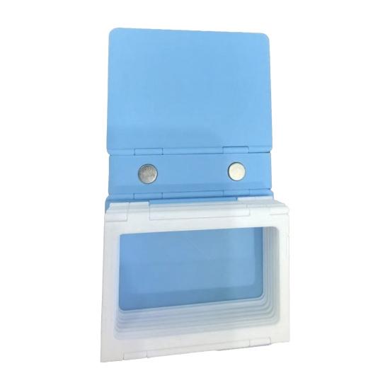 Mini Photo Album with Clear Sleeves Portable Picture Holder for Wallet-Sized Photos Creative Photo Folder Novelty Display for Weddings