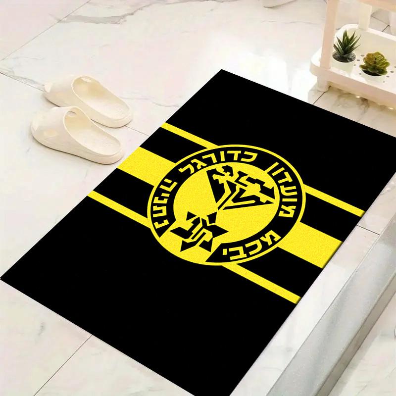Ковер Maccabi Netanya FC для гостиной, спальни, дома, украшение дивана, детский нескользящий коврик для пола