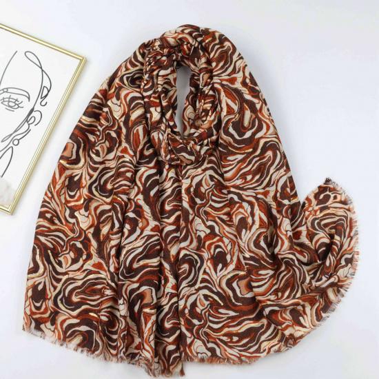 2024 Весна и Осень Зима Новый Хлопок И Конопля Длинный Тонкий Шарф Путешествия Универсальный Солнцезащитный Теплый Шаль Для Женщин