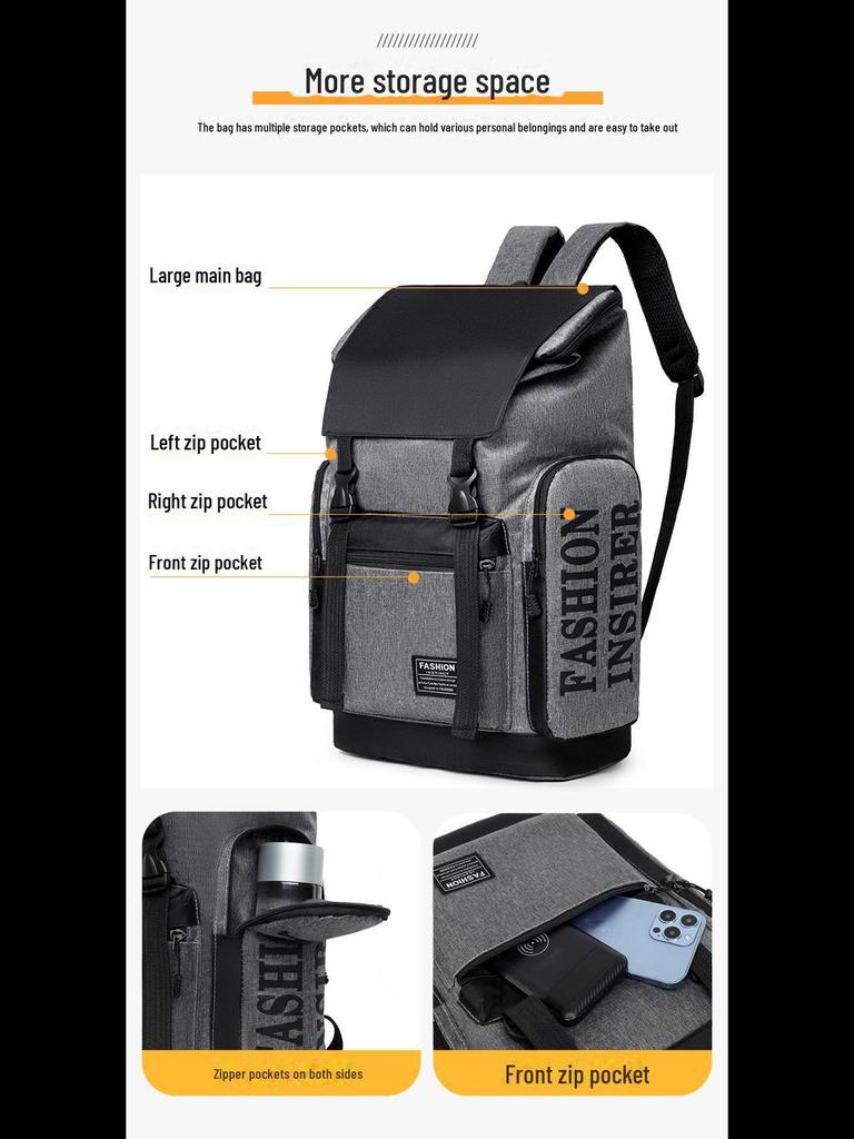 Мужской многофункциональный рюкзак большой вместимости для путешествий, учебы и бизнеса