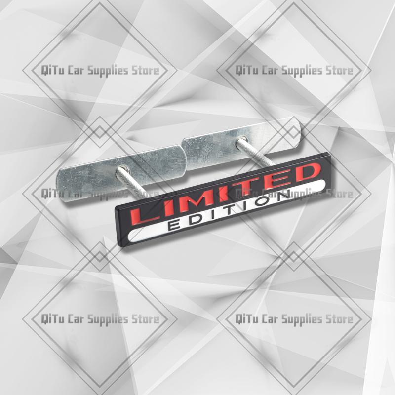Zinc Alloy Limited Edition Badge Car Body Trunk Emblem 3D Grille Sticker For Nissan Suzuki Geely Skoda Subaru Fiat Chery Toyota vg5