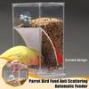 Кормушки для птиц без беспорядка, автоматическая кормушка для попугаев, поилка, семена для попугаев, акриловые аксессуары Con G2D6