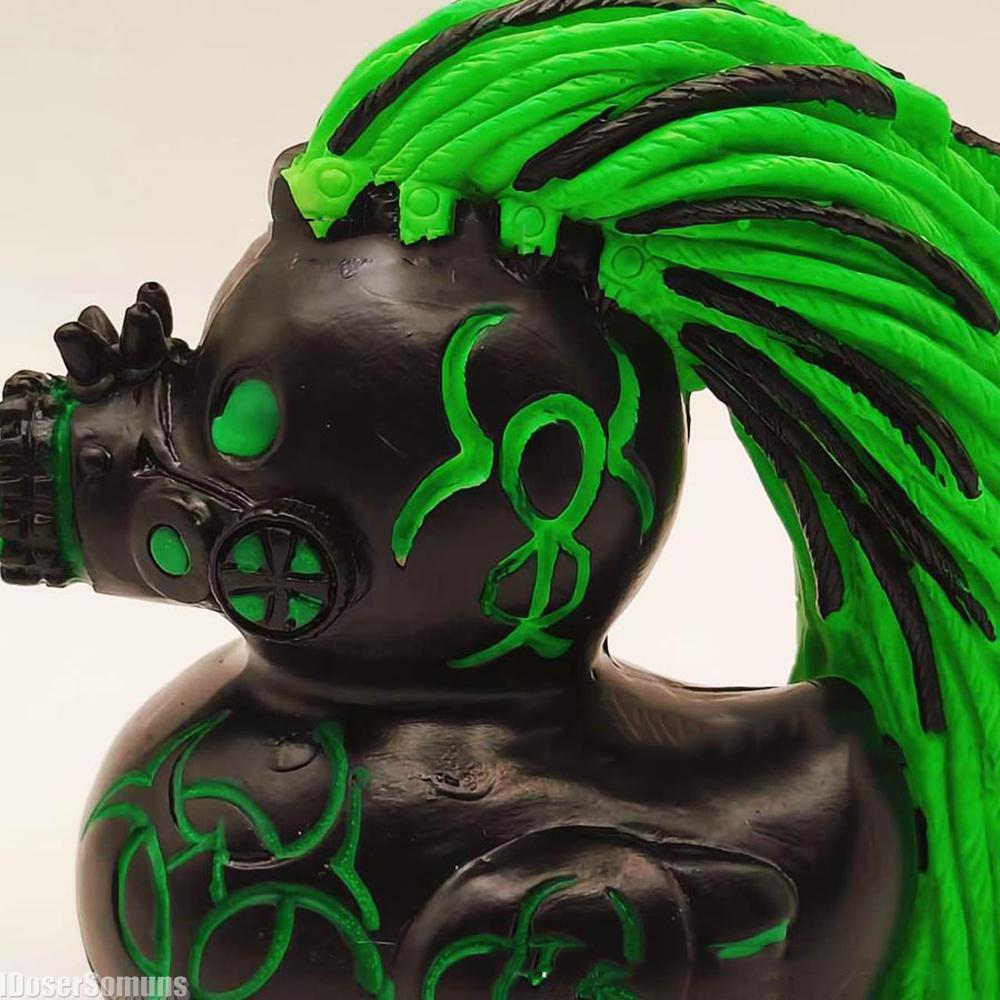 Утка-рокер, креативная статуэтка утки из смолы, скульптура утки, мультяшная крутая настольная фигурка животного, предметы ужасов для коллекционирования для домашнего декора