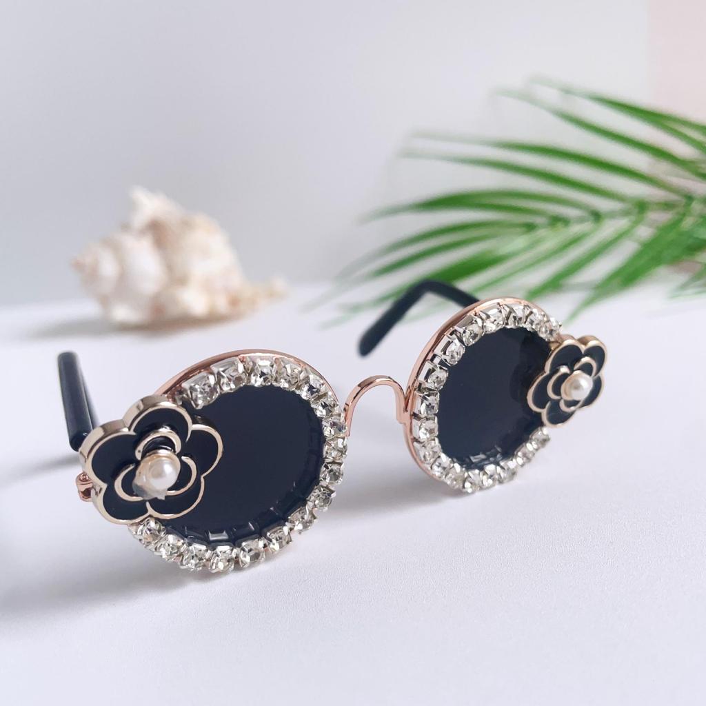 Очки для зрения: Маленькие солнцезащитные очки для кошек и собак, аксессуары для питомцев, реквизит для фото