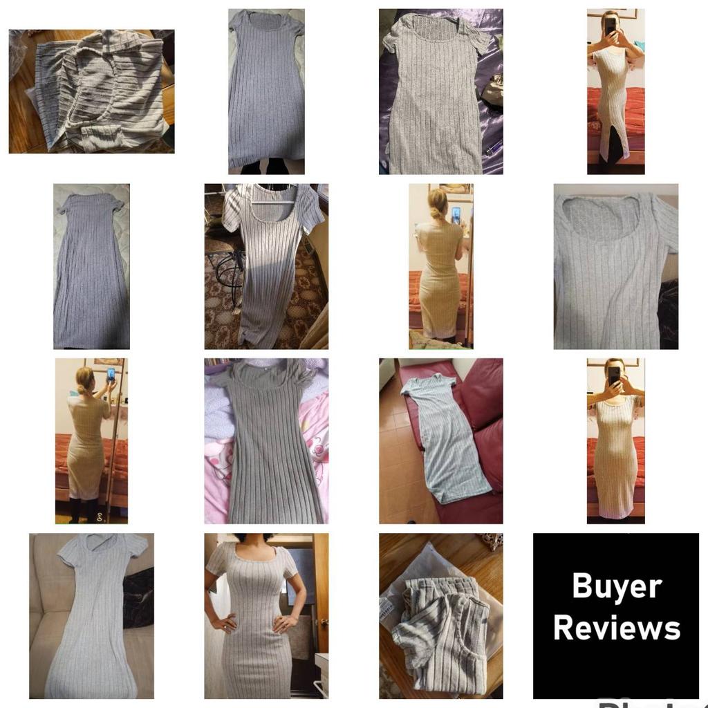 Летнее платье с квадратным вырезом, юбкой миди, пуловер, короткий рукав, универсальный трикотаж, разрез