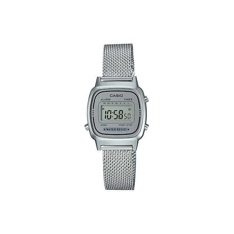Casio Женские часы VINTAGE Серия 30 мм Серые LA670WEM-7 LA670WEM-7