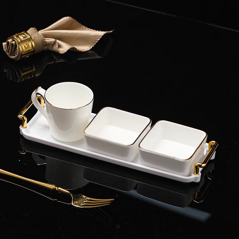 Minimalist Ceramic Coffee & Snack Serving Set