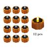Pumpkin Solar Tea Light LED Candle Light Outdoor Waterproof Energy Electronic Flickering Solar Lamp Garden Halloween Home Decor