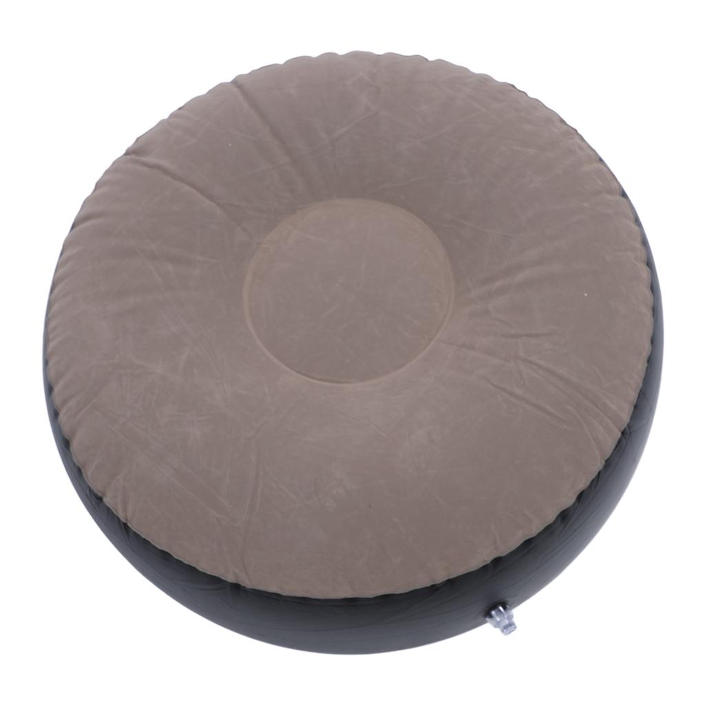 Надувной флокированный табурет Многоцелевой Легкий Портативный Эргономичный Дизайн Круглый Портативный