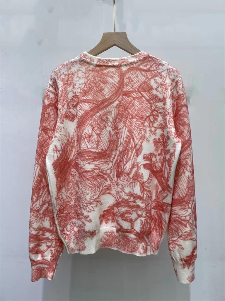 Осень-зима, женский повседневный стиль, пуловер с животным принтом, свитер, классические вязаные топы с круглым вырезом C-069