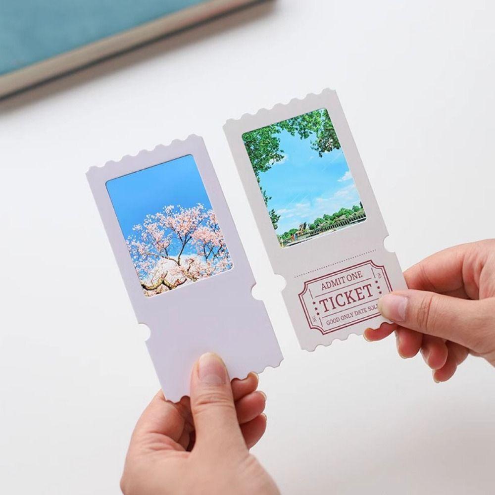 20 шт. Чистый пленочный билет Корешок Закладка Бумага Обратная пленка Закладка для фильма Творческие поделки