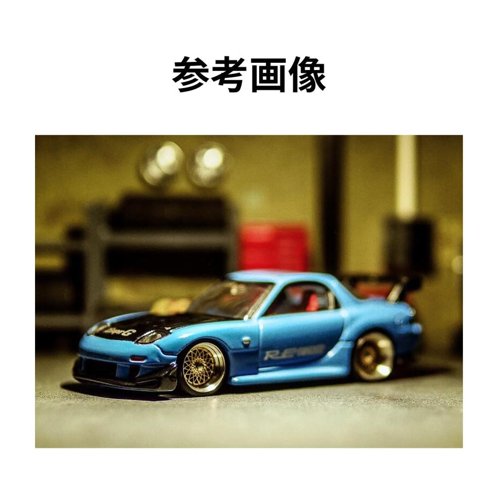 Scale Custom Wheels for One CARLOMO Approximately for Miniature 1/64 Car, N010, 11.0mm, Cars, Etc. [Used]