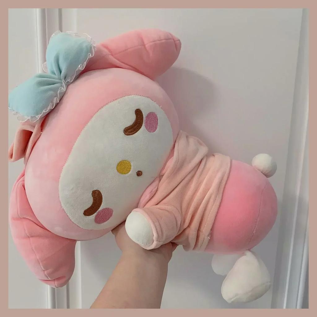 Плюшевая кукла Sanrio Киннаморолль Кукла Мелоди Куроми Плюшевая игрушка Каваи Аниме Сладкая Милая Мультяшная Милая Мягкая Подарок на День Рождения Для Девочек