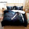 Модные 3D Токио виды еды Постельные комплекты Набор пододеяльника с наволочкой Двуспальный Полуторный Квин Королевский Постельное белье