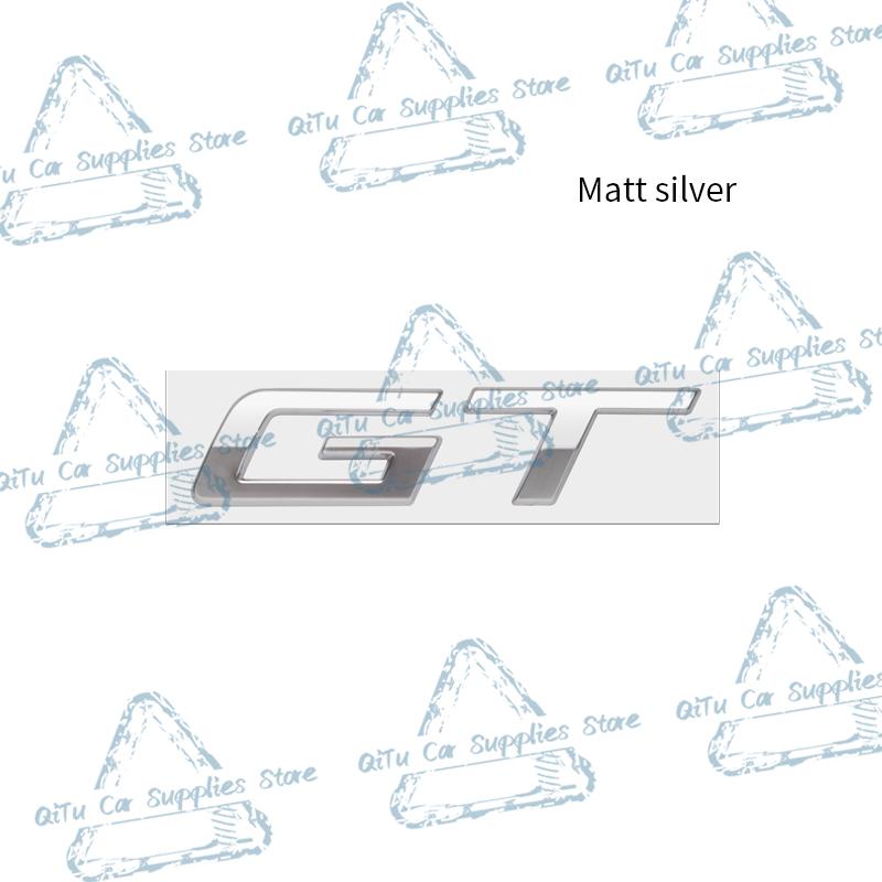 Car Styling Metal GT Emblem Lettering Car Rear Trunk Badge Decor Sticker For Peugeot 2025 GT Line 2008 308 408 3008 508 5008 208
