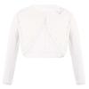 Kids Girls Long Sleeve Knit Bowknot Decor Cardigan Shrug Sweaters Party Dress Coat